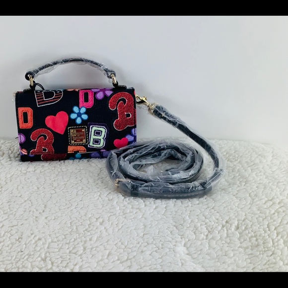 Dooney Bourke Flowers  DB Graffiti Mimi Crossbody - Picture 7 of 8